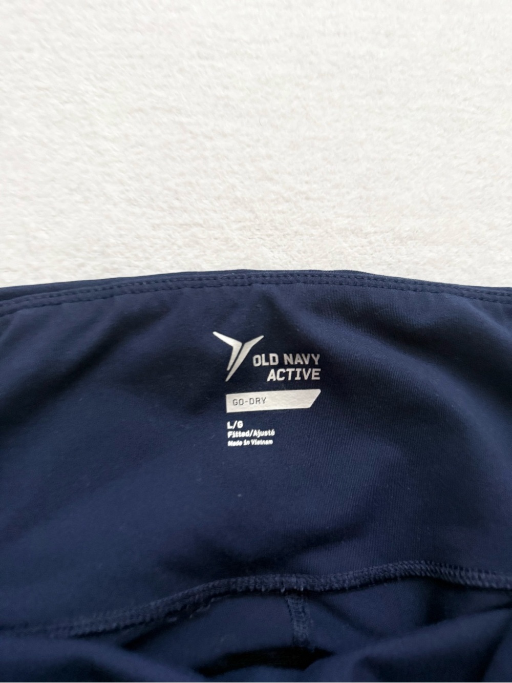 Old Navy Active Go-Dry Compression Crop Leggings Size L Athleisure Activewear - Picture 5 of 6